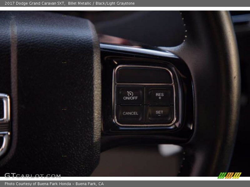 Billet Metallic / Black/Light Graystone 2017 Dodge Grand Caravan SXT