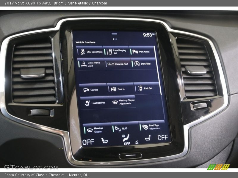 Controls of 2017 XC90 T6 AWD