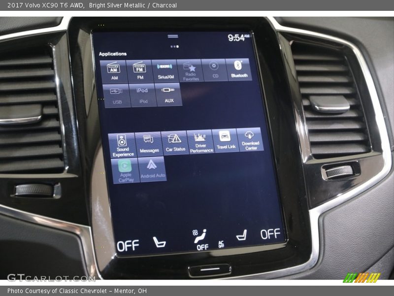 Controls of 2017 XC90 T6 AWD