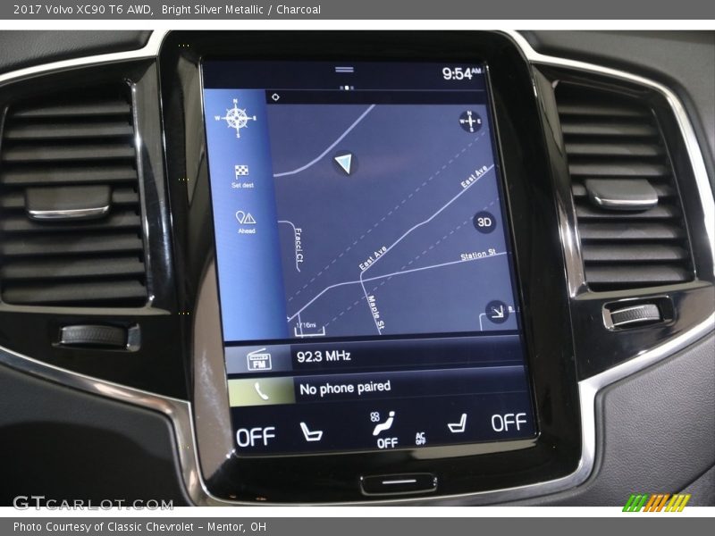 Navigation of 2017 XC90 T6 AWD