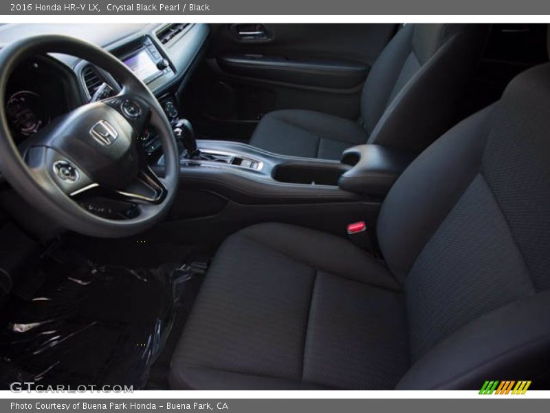 Crystal Black Pearl / Black 2016 Honda HR-V LX