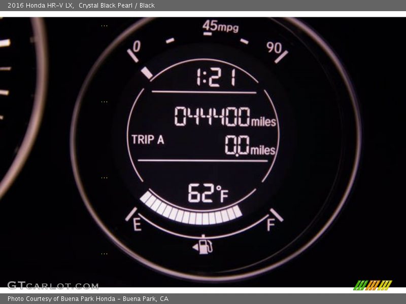 Crystal Black Pearl / Black 2016 Honda HR-V LX