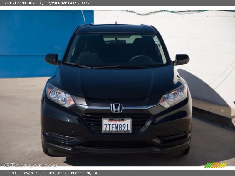Crystal Black Pearl / Black 2016 Honda HR-V LX