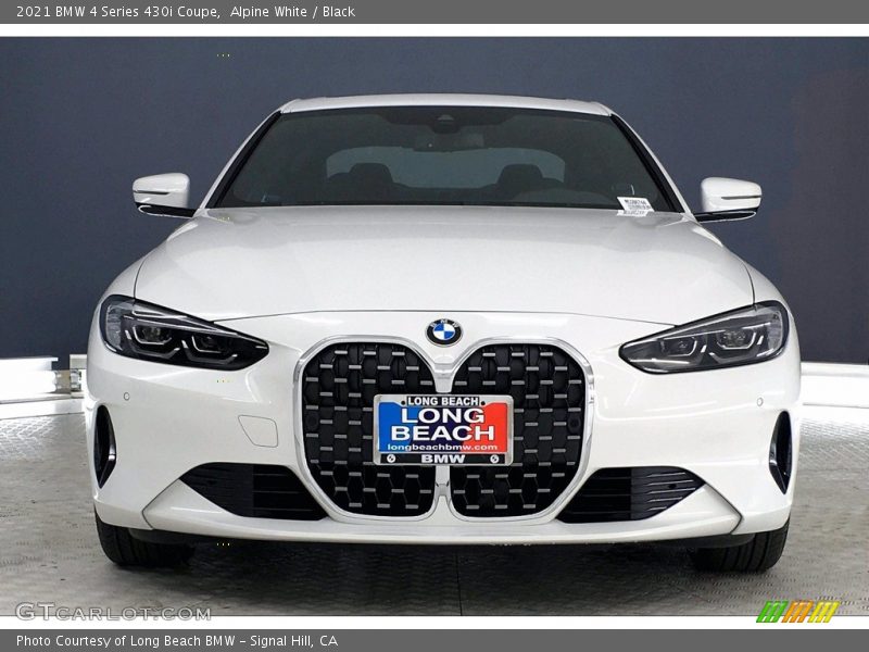 Alpine White / Black 2021 BMW 4 Series 430i Coupe