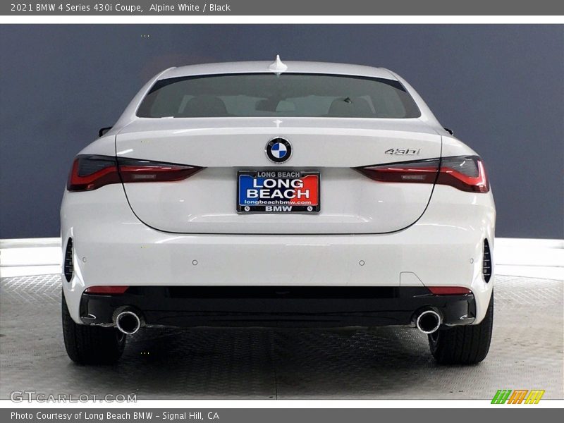 Alpine White / Black 2021 BMW 4 Series 430i Coupe