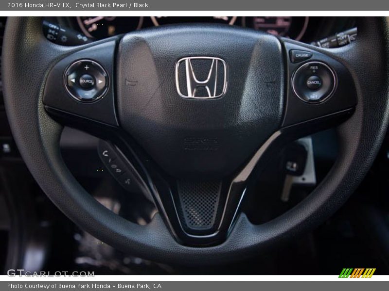 Crystal Black Pearl / Black 2016 Honda HR-V LX