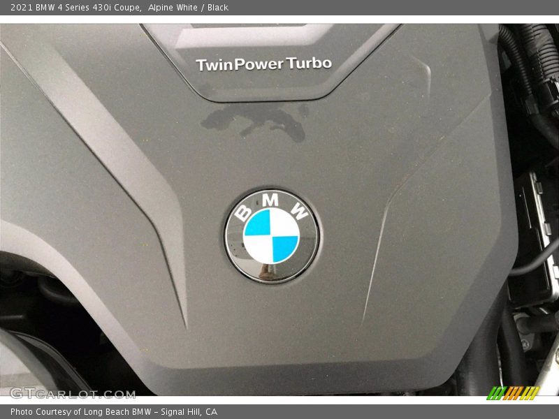 Alpine White / Black 2021 BMW 4 Series 430i Coupe