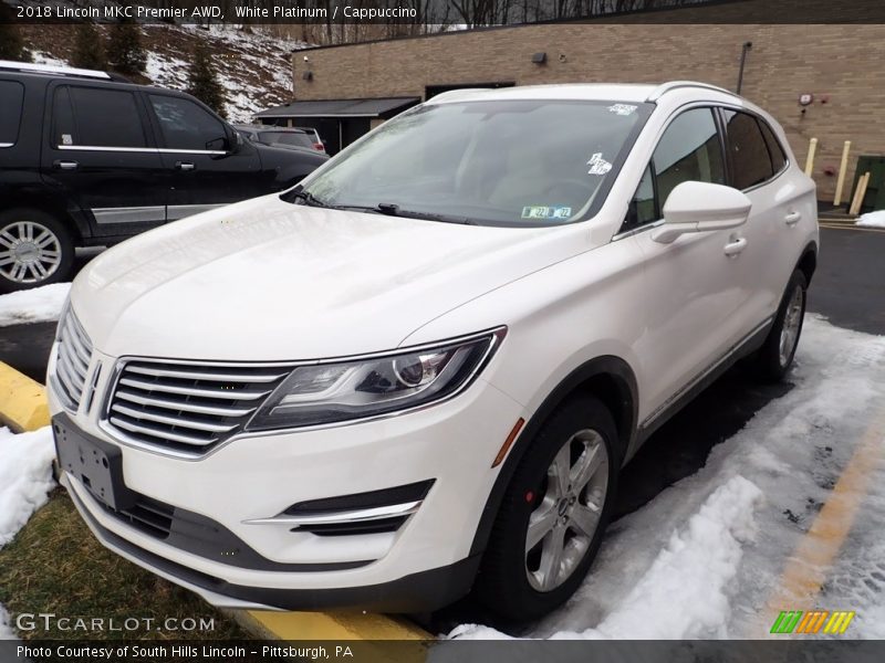 White Platinum / Cappuccino 2018 Lincoln MKC Premier AWD