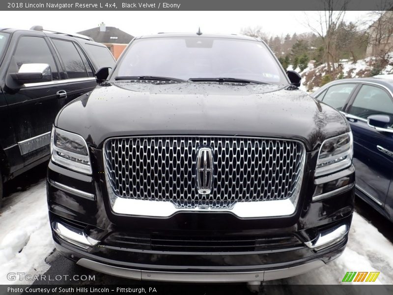 Black Velvet / Ebony 2018 Lincoln Navigator Reserve L 4x4