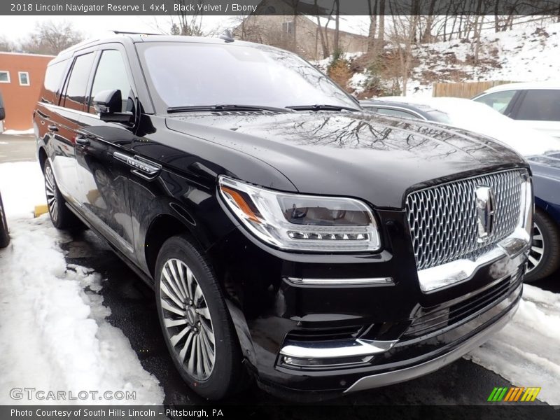 Black Velvet / Ebony 2018 Lincoln Navigator Reserve L 4x4