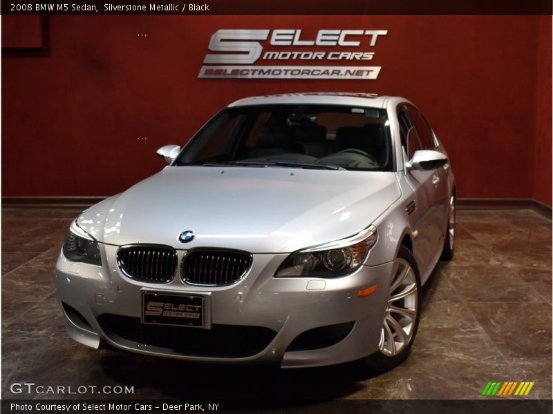 Silverstone Metallic / Black 2008 BMW M5 Sedan