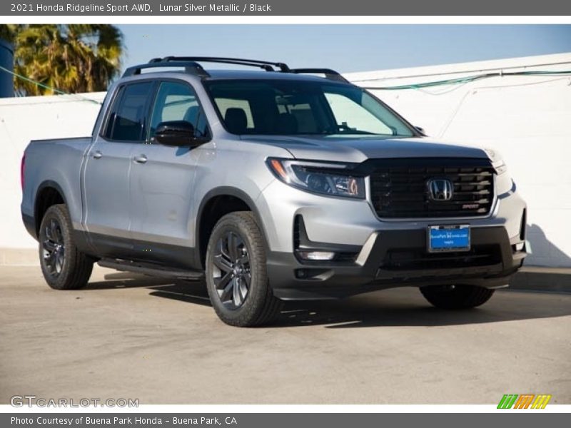 Front 3/4 View of 2021 Ridgeline Sport AWD