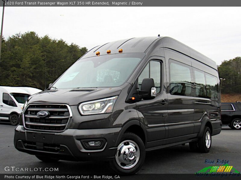 Magnetic / Ebony 2020 Ford Transit Passenger Wagon XLT 350 HR Extended