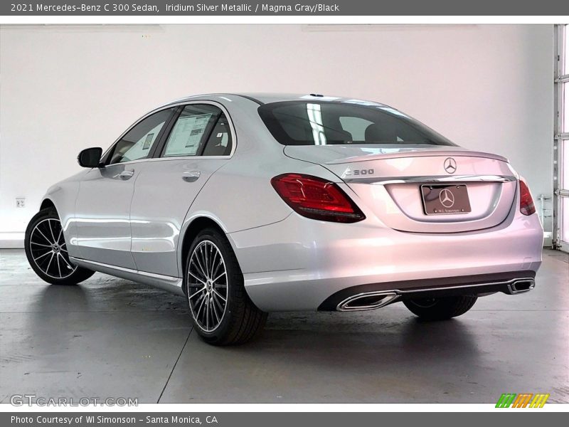 Iridium Silver Metallic / Magma Gray/Black 2021 Mercedes-Benz C 300 Sedan