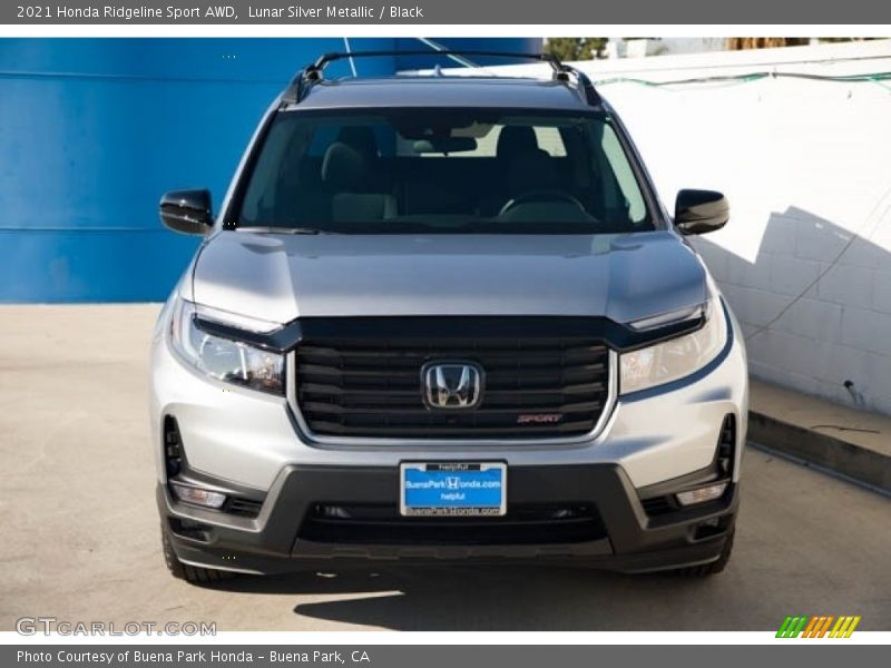 Lunar Silver Metallic / Black 2021 Honda Ridgeline Sport AWD