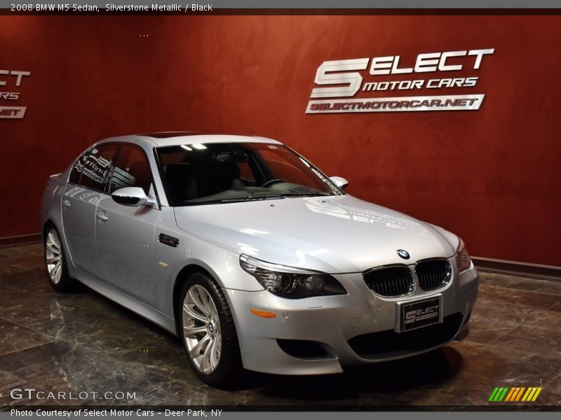 Silverstone Metallic / Black 2008 BMW M5 Sedan