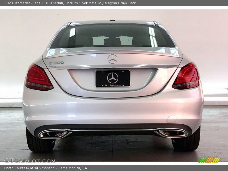 Iridium Silver Metallic / Magma Gray/Black 2021 Mercedes-Benz C 300 Sedan