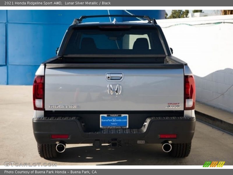 Lunar Silver Metallic / Black 2021 Honda Ridgeline Sport AWD