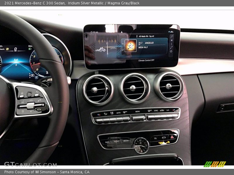 Iridium Silver Metallic / Magma Gray/Black 2021 Mercedes-Benz C 300 Sedan