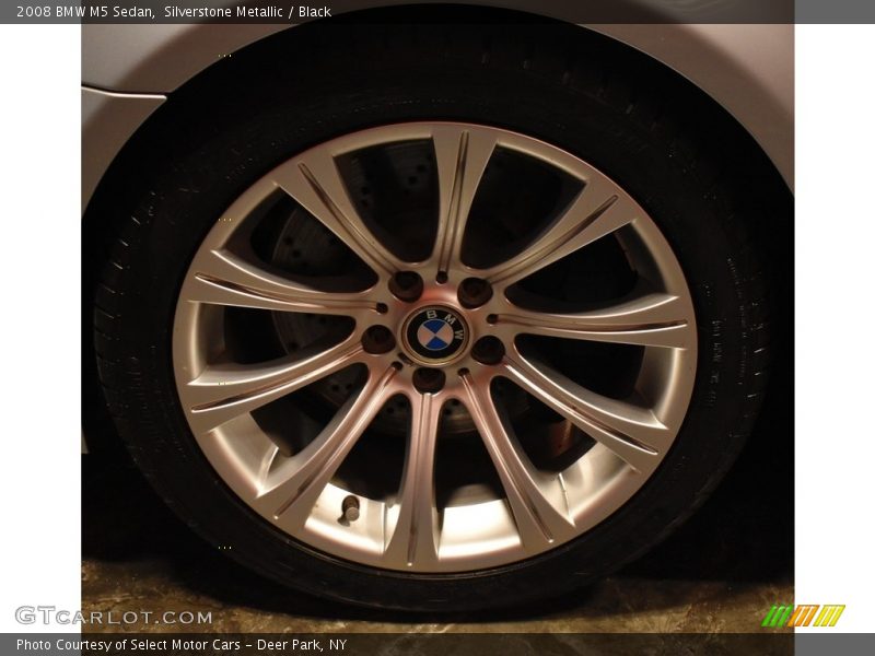 Silverstone Metallic / Black 2008 BMW M5 Sedan
