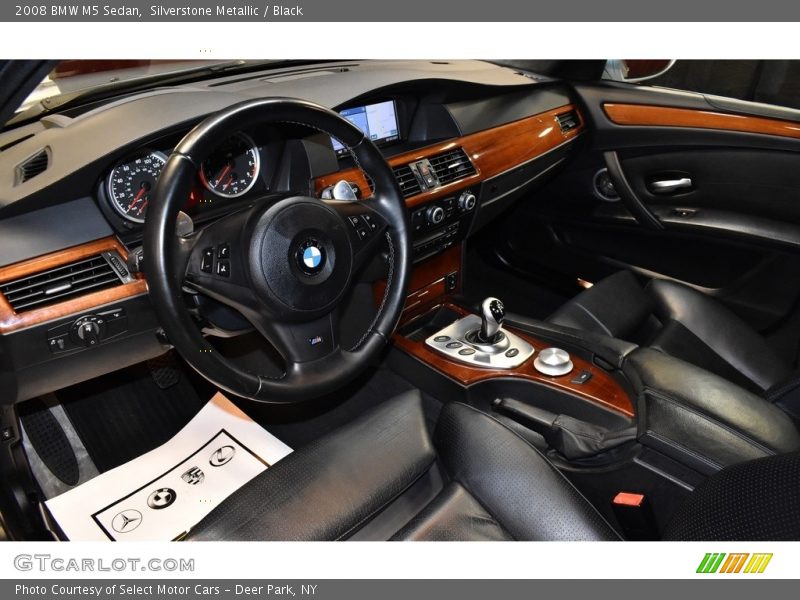 Silverstone Metallic / Black 2008 BMW M5 Sedan