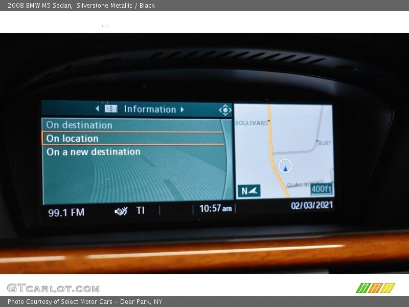 Silverstone Metallic / Black 2008 BMW M5 Sedan