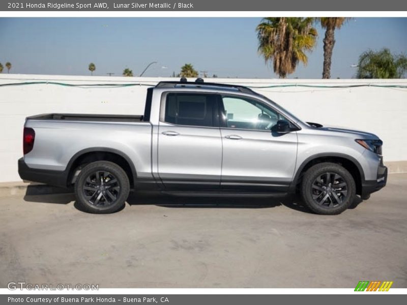Lunar Silver Metallic / Black 2021 Honda Ridgeline Sport AWD