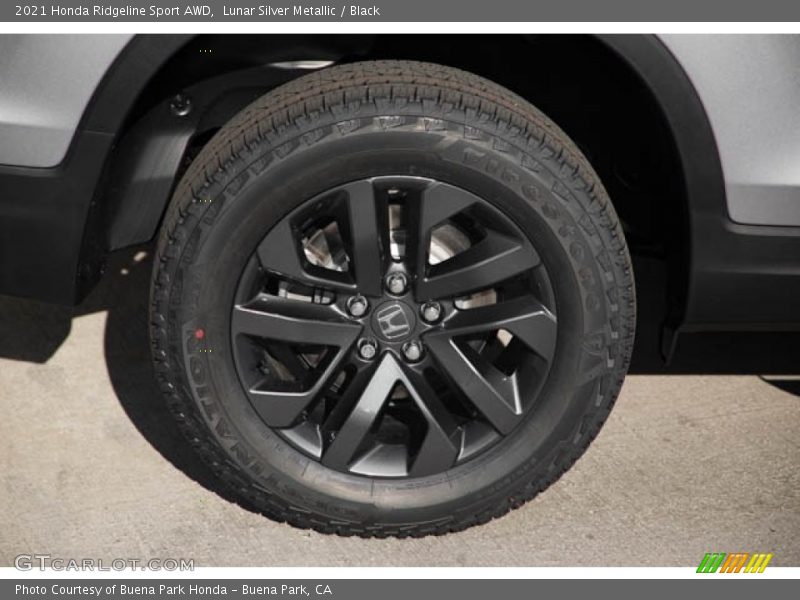 Lunar Silver Metallic / Black 2021 Honda Ridgeline Sport AWD