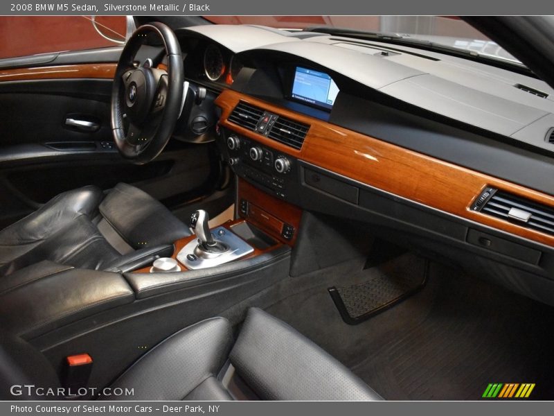 Silverstone Metallic / Black 2008 BMW M5 Sedan