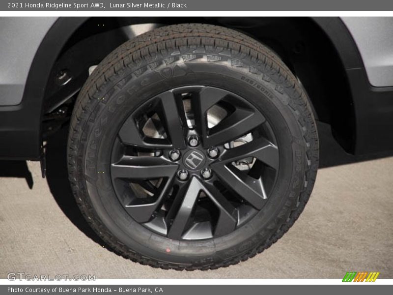 Lunar Silver Metallic / Black 2021 Honda Ridgeline Sport AWD