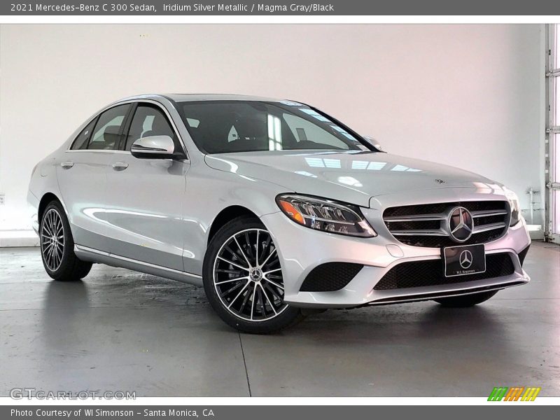 Front 3/4 View of 2021 C 300 Sedan
