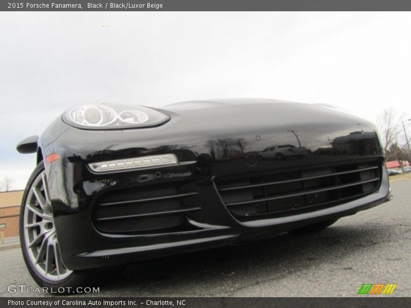 Black / Black/Luxor Beige 2015 Porsche Panamera