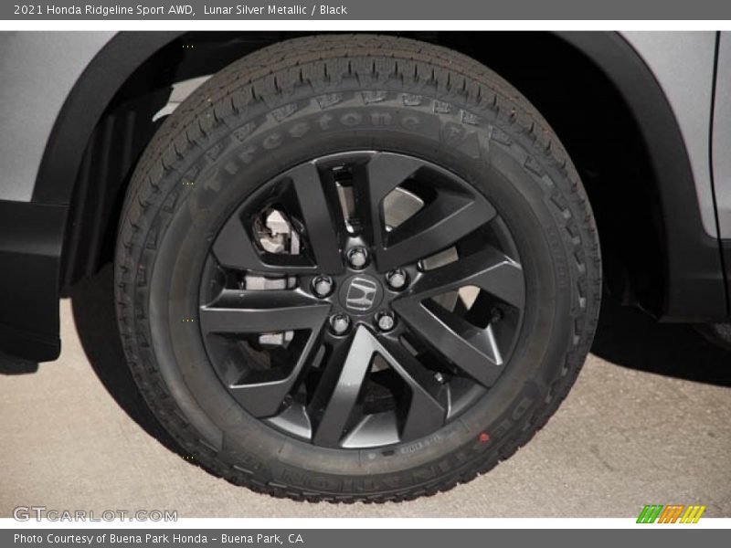Lunar Silver Metallic / Black 2021 Honda Ridgeline Sport AWD