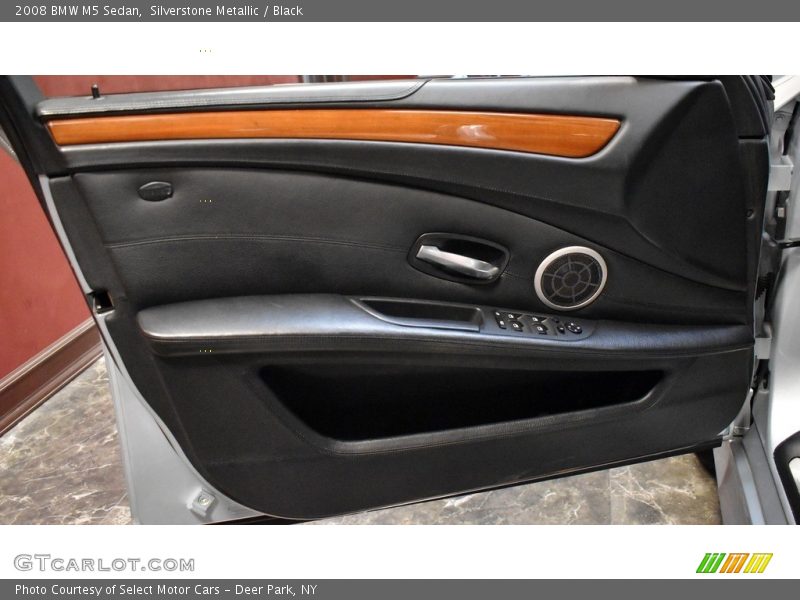Silverstone Metallic / Black 2008 BMW M5 Sedan