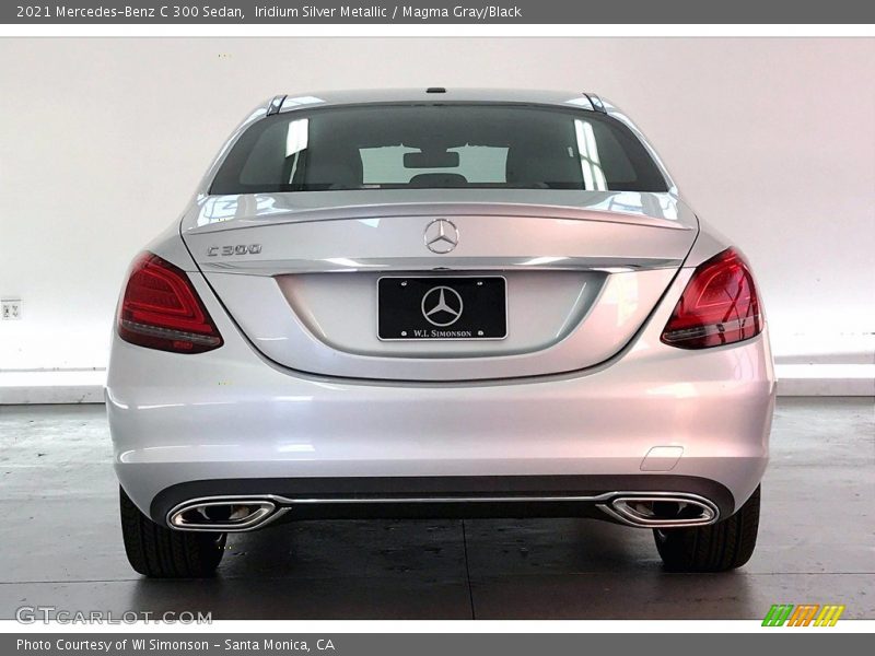 Iridium Silver Metallic / Magma Gray/Black 2021 Mercedes-Benz C 300 Sedan
