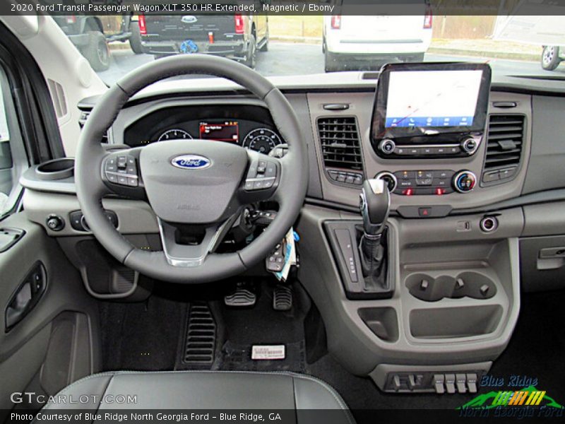 Magnetic / Ebony 2020 Ford Transit Passenger Wagon XLT 350 HR Extended