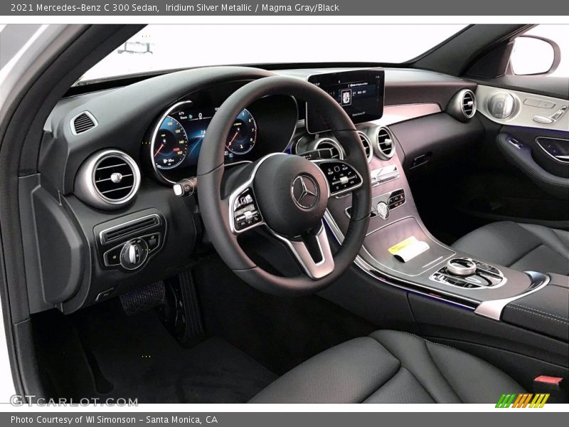 Iridium Silver Metallic / Magma Gray/Black 2021 Mercedes-Benz C 300 Sedan