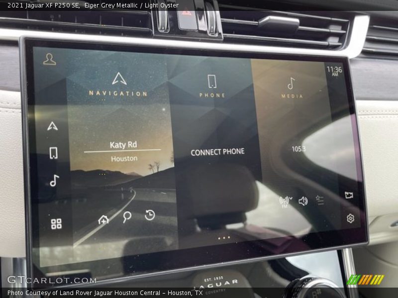 Eiger Grey Metallic / Light Oyster 2021 Jaguar XF P250 SE