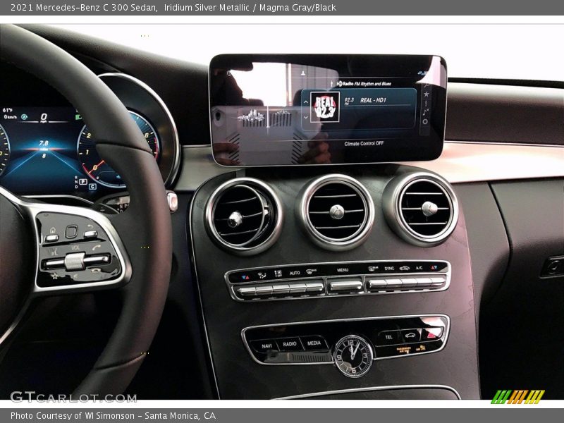 Iridium Silver Metallic / Magma Gray/Black 2021 Mercedes-Benz C 300 Sedan