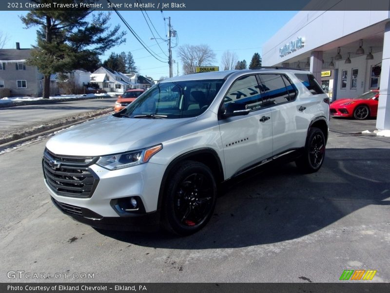 Silver Ice Metallic / Jet Black 2021 Chevrolet Traverse Premier