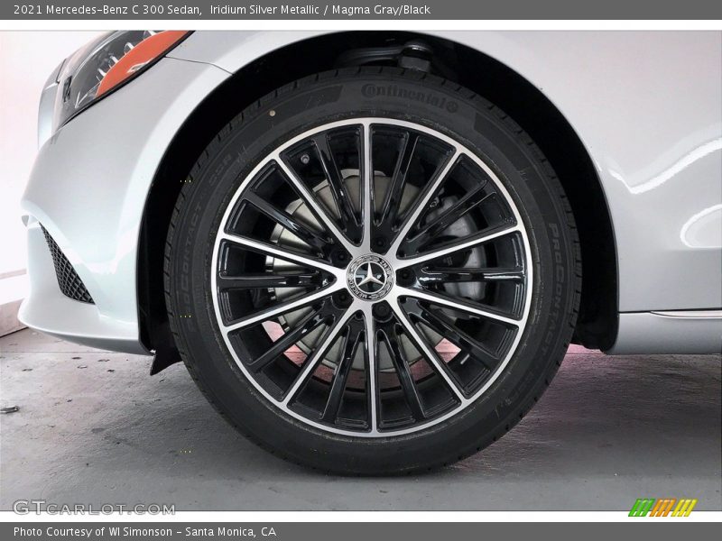 Iridium Silver Metallic / Magma Gray/Black 2021 Mercedes-Benz C 300 Sedan