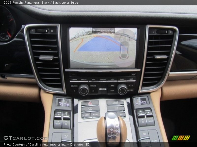 Black / Black/Luxor Beige 2015 Porsche Panamera