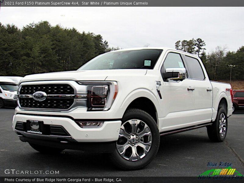 Star White / Platinum Unique Carmelo 2021 Ford F150 Platinum SuperCrew 4x4