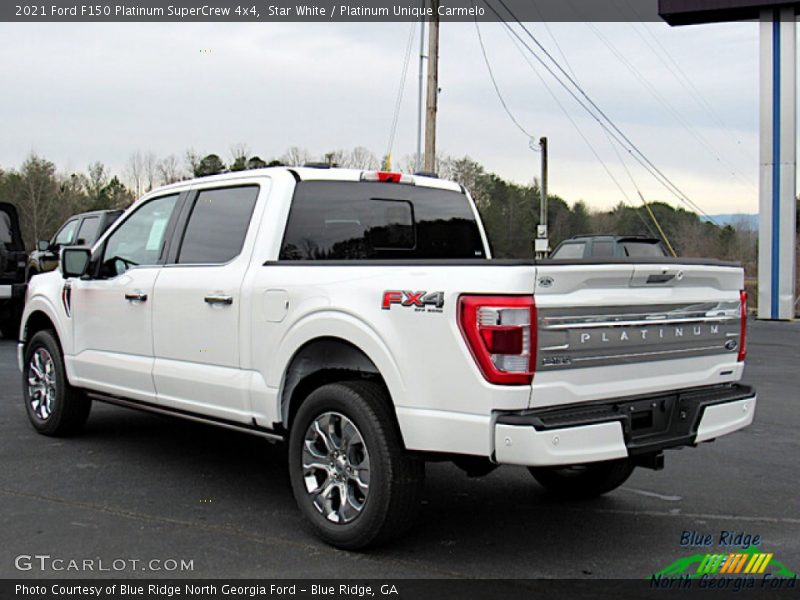Star White / Platinum Unique Carmelo 2021 Ford F150 Platinum SuperCrew 4x4