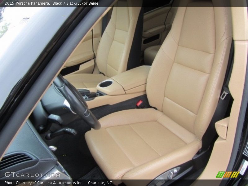 Black / Black/Luxor Beige 2015 Porsche Panamera