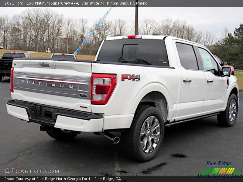 Star White / Platinum Unique Carmelo 2021 Ford F150 Platinum SuperCrew 4x4