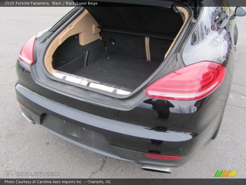 Black / Black/Luxor Beige 2015 Porsche Panamera
