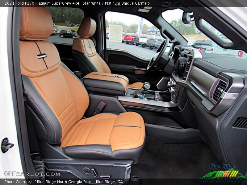  2021 F150 Platinum SuperCrew 4x4 Platinum Unique Carmelo Interior