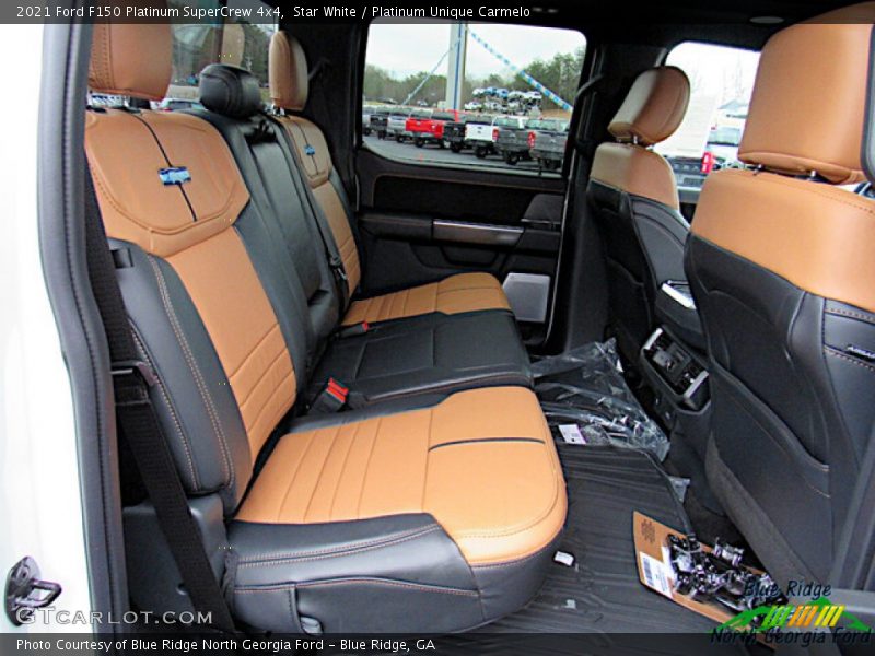 Rear Seat of 2021 F150 Platinum SuperCrew 4x4