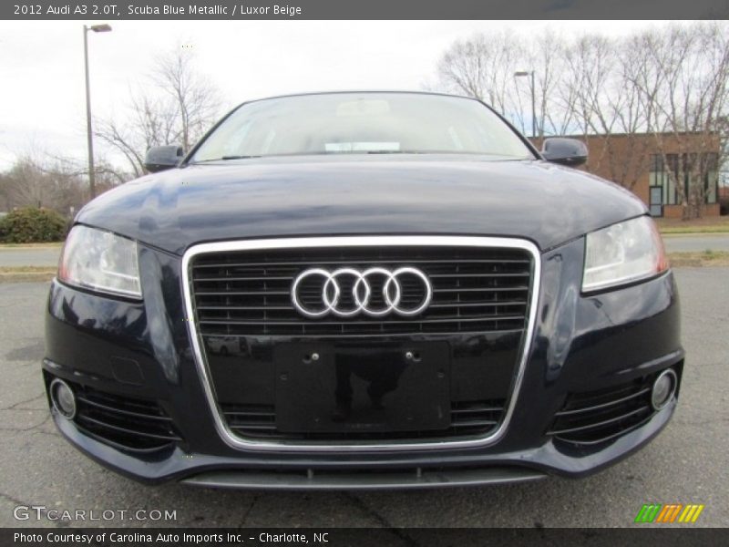 Scuba Blue Metallic / Luxor Beige 2012 Audi A3 2.0T